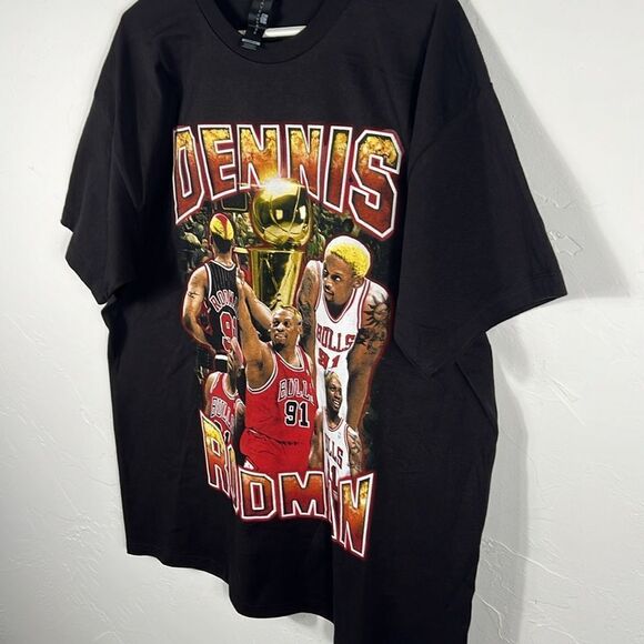 🔥🏀 “NEW” DENNIS RODMAN NBA Basketball Rap Tee Men Sz XL - Never Worn - “RARE” - Picture 3 of 6
